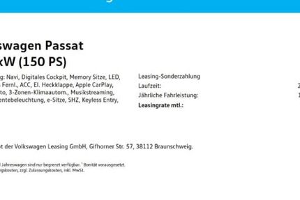 VW Passat 6.071 km 33.780 &euro; Grevenbroich 41515