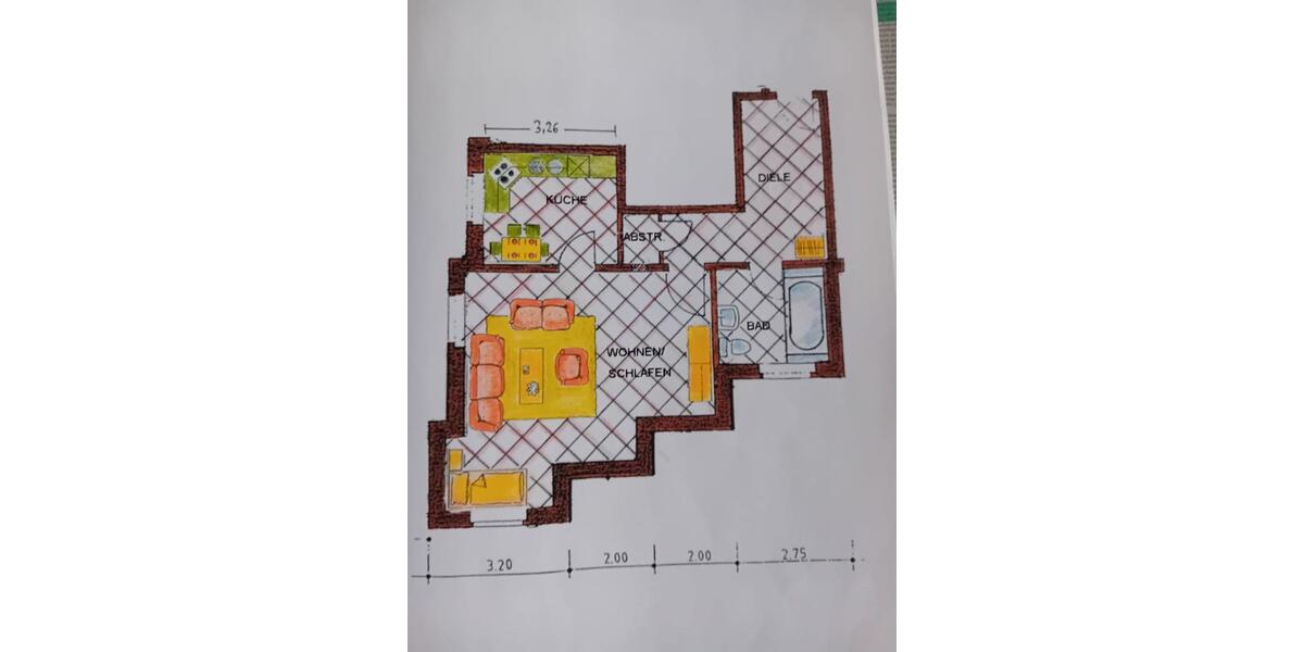 Etagenwohnung Brüggen - 1 Zimmer, 55 m&sup2;, 570&euro; | Angebot:26494692