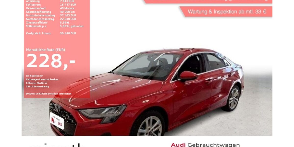 Audi A3 13.036 km 30.440 &euro; Moers-Hülsdonk 47441
