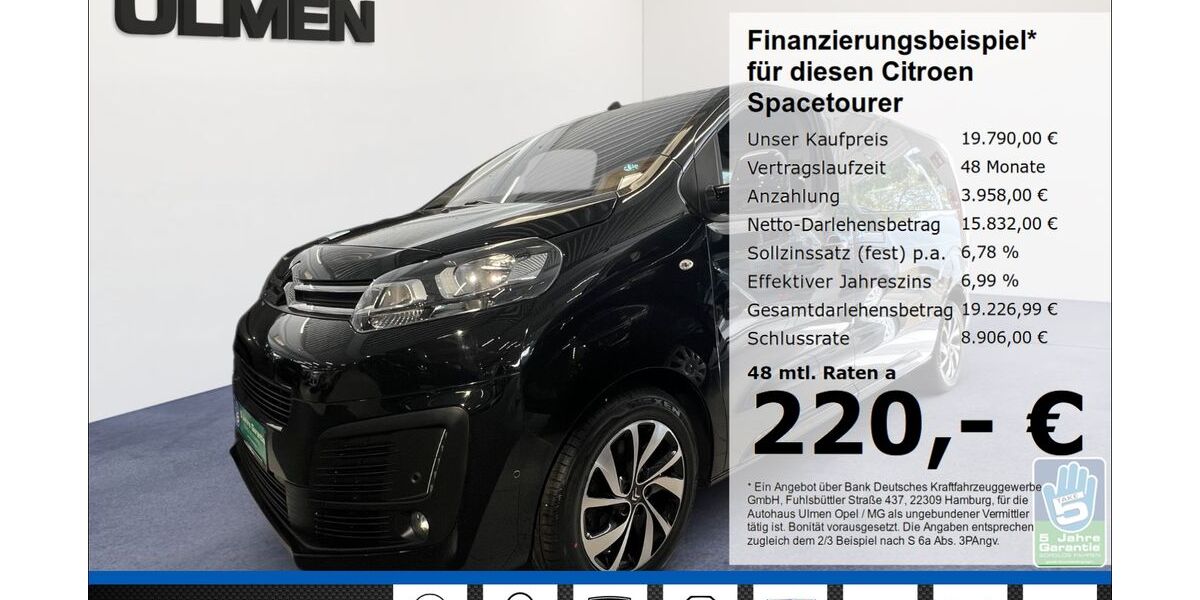 Citroen SpaceTourer 119.820 km 19.790 &euro; Düsseldorf 40231