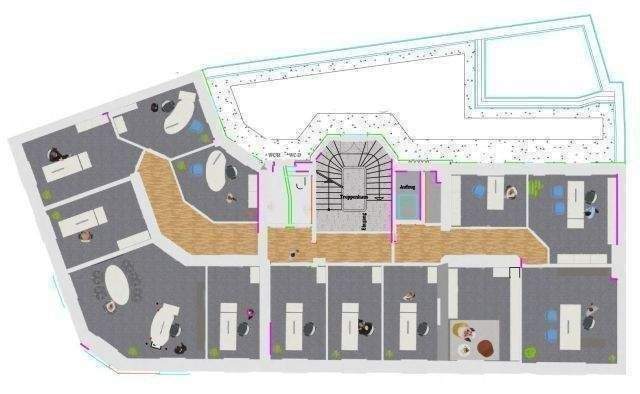 Gewerbeobjekt Düsseldorf Stadtmitte - 1 Zimmer, 230 m&sup2;, 3.105&euro; | Angebot:26886911