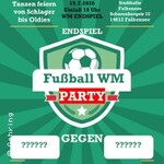 Fußball WM Endspiel-Party - Tanzen Feiern von Schlager bis Oldies