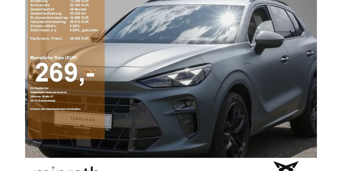 Cupra Terramar 7.862 km 48.950 &euro; Moers-Hülsdonk 47441