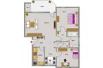 Etagenwohnung Neukirchen-Vluyn Vluyn - 3.5 Zimmer, 69 m&sup2;, 385&euro; | Angebot:22702935