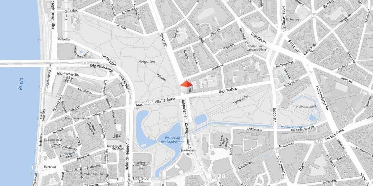 Etagenwohnung Düsseldorf Pempelfort - 3 Zimmer, 138 m&sup2;, 1.980&euro; | Angebot:25802607