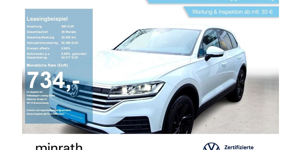 VW Touareg 12.804 km 54.830 &euro; Geldern 47608