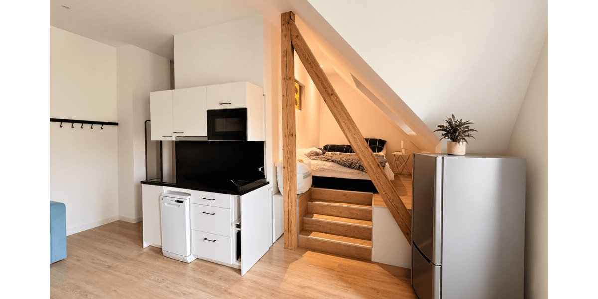 Etagenwohnung Düsseldorf Oberbilk - 1 Zimmer, 38 m&sup2;, 995&euro; | Angebot:26917346