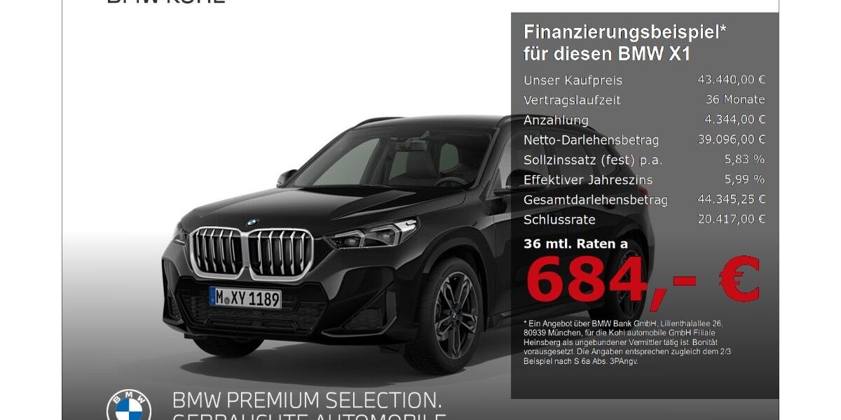 BMW X1 21.574 km 43.440 &euro; Heinsberg 52525
