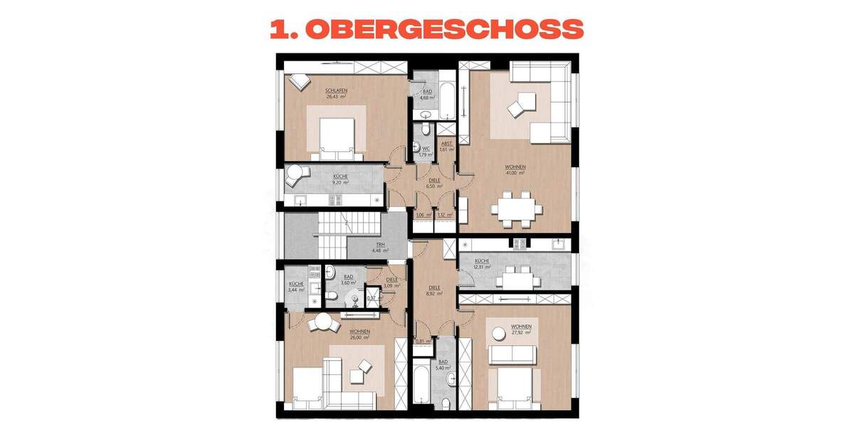 Mehrfamilienhaus, Wohnhaus Meerbusch Büderich - 1 Zimmer, 1.849.000&euro; | Angebot:25666086