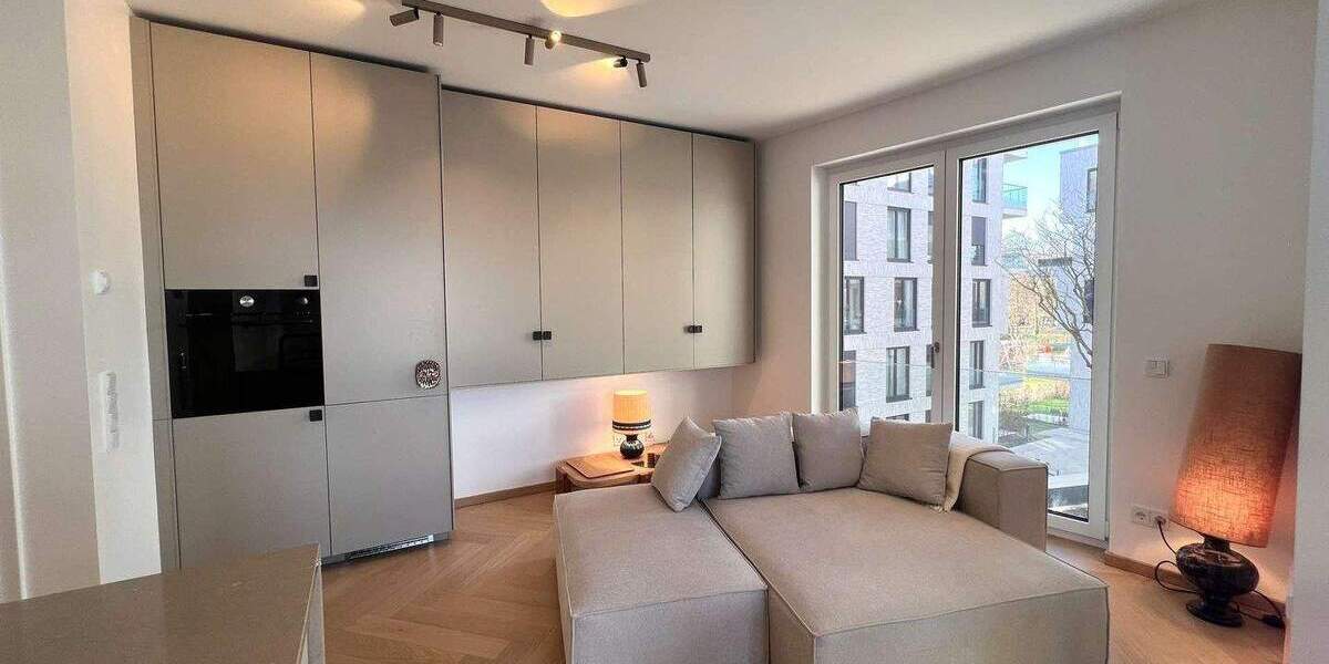 Etagenwohnung Düsseldorf Heerdt - 2 Zimmer, 55 m&sup2;, 1.300&euro; | Angebot:25739033