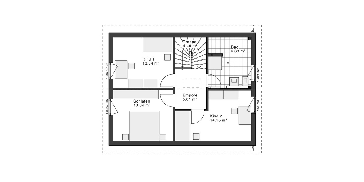 Einfamilienhaus Brüggen - 3 Zimmer, 122 m&sup2;, 432.000&euro; | Angebot:25734225
