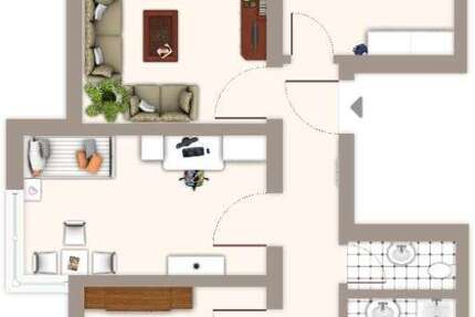 Wohnung Mönchengladbach Bonnenbroich-Geneicken - 4 Zimmer, 77 m&sup2;, 739&euro; | Angebot:27020906