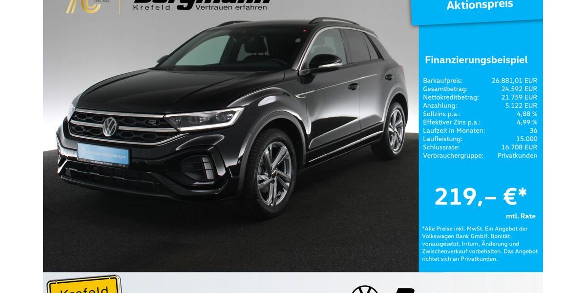 VW T-Roc 12.257 km 26.881 &euro; Krefeld 47803