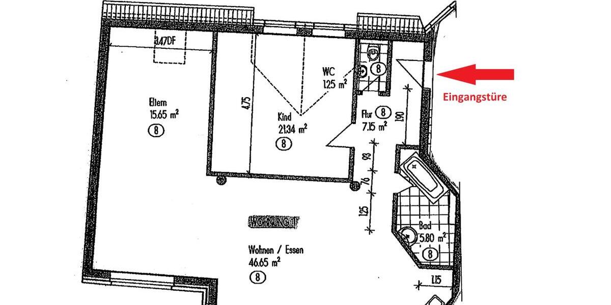 Etagenwohnung Wegberg - 3 Zimmer, 198.950&euro; | Angebot:21346032