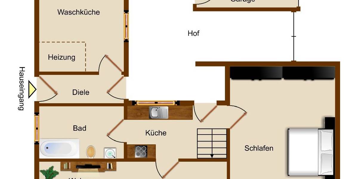Einfamilienhaus Wegberg Arsbeck - 4 Zimmer, 110 m&sup2;, 169.000&euro; | Angebot:25749003