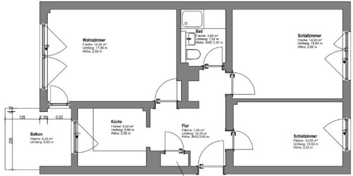 Etagenwohnung Grevenbroich Orken - 3 Zimmer, 65 m&sup2;, 187.000&euro; | Angebot:26423750