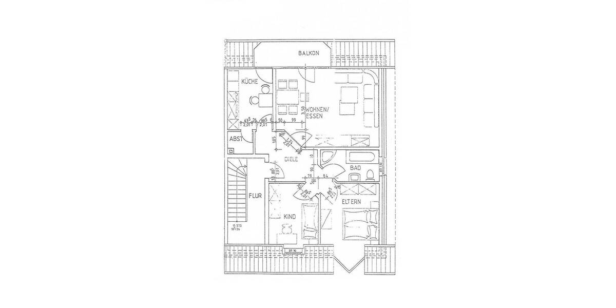 Etagenwohnung Erkelenz - 3 Zimmer, 62 m&sup2;, 199.000&euro; | Angebot:25684001