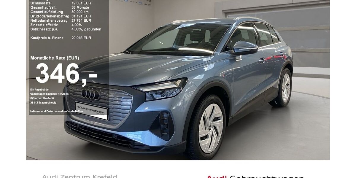 Audi Q4 e-tron 52.741 km 29.346 &euro; Krefeld 47805
