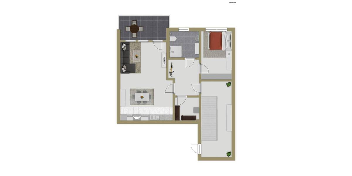 Etagenwohnung Heinsberg Oberbruch - 2 Zimmer, 62 m&sup2;, 192.000&euro; | Angebot:25683991