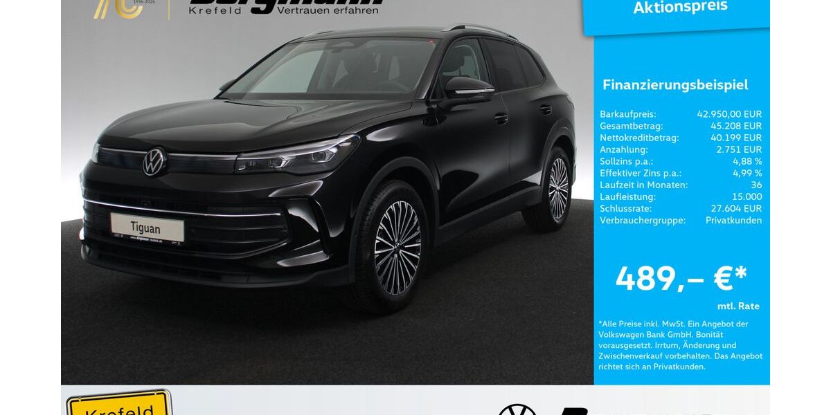 VW Tiguan 2.500 km 42.950 &euro; Krefeld 47803