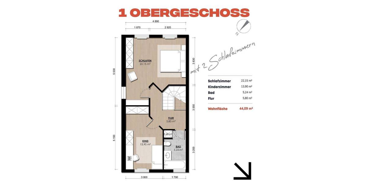 Reihenendhaus Wassenberg - 3 Zimmer, 93 m&sup2;, 259.000&euro; | Angebot:26929103