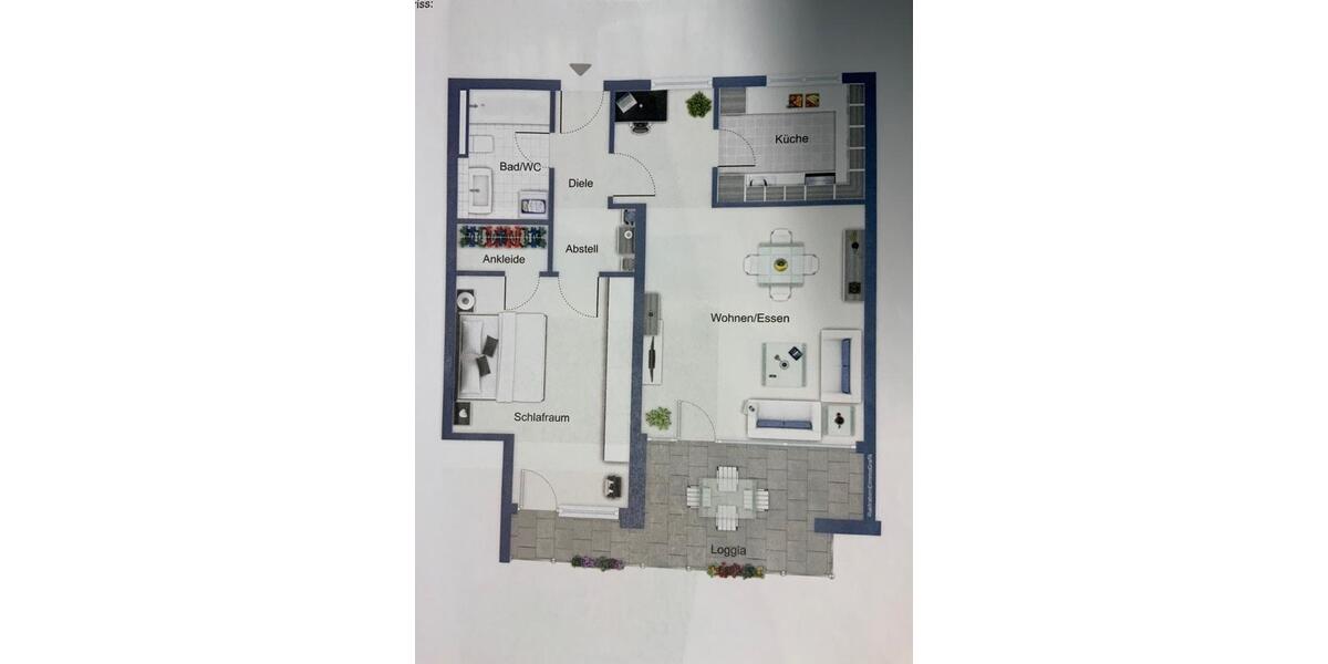 Etagenwohnung Düsseldorf Stadtbezirk 6 - 2 Zimmer, 68 m&sup2;, 950&euro; | Angebot:22833135