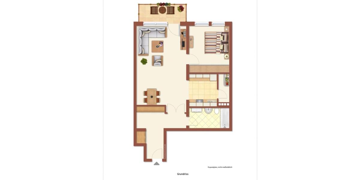 Etagenwohnung Viersen - 2 Zimmer, 72 m&sup2;, 756&euro; | Angebot:26597122