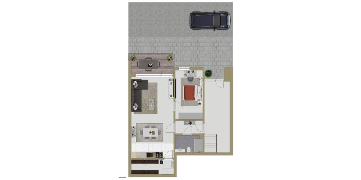 Etagenwohnung Heinsberg Oberbruch - 2 Zimmer, 56 m&sup2;, 173.000&euro; | Angebot:25683999