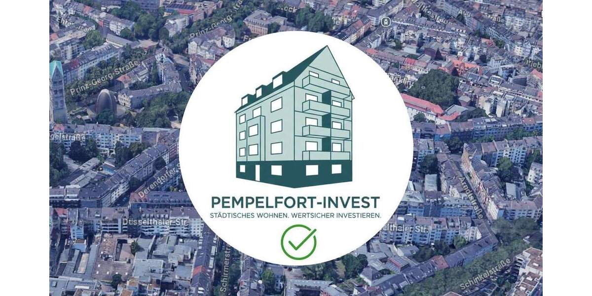 Etagenwohnung Düsseldorf Pempelfort - 2 Zimmer, 57 m&sup2;, 259.000&euro; | Angebot:25898534