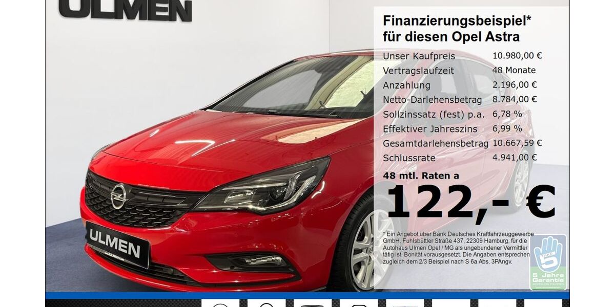 Opel Astra 100.615 km 10.980 &euro; Düsseldorf 40231