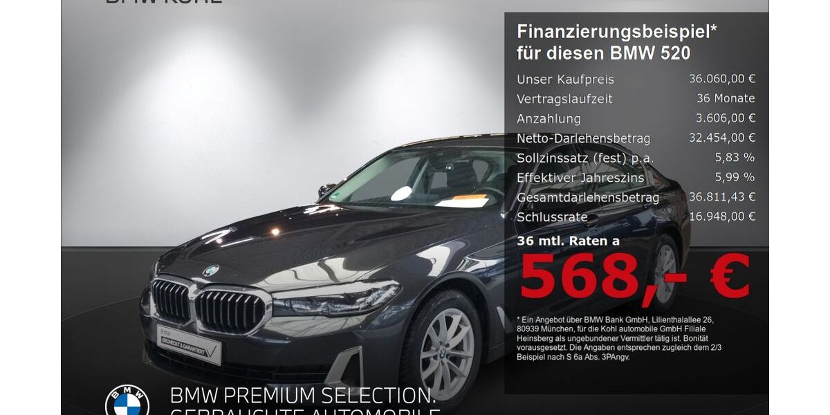 BMW 520 82.246 km 36.060 &euro; Heinsberg 52525