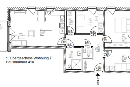 Wohnung Rheurdt - 4 Zimmer, 92 m&sup2;, 610&euro; | Angebot:25378996