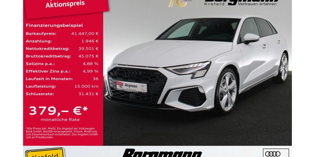 Audi S3 13.633 km 40.887 &euro; Krefeld 47803