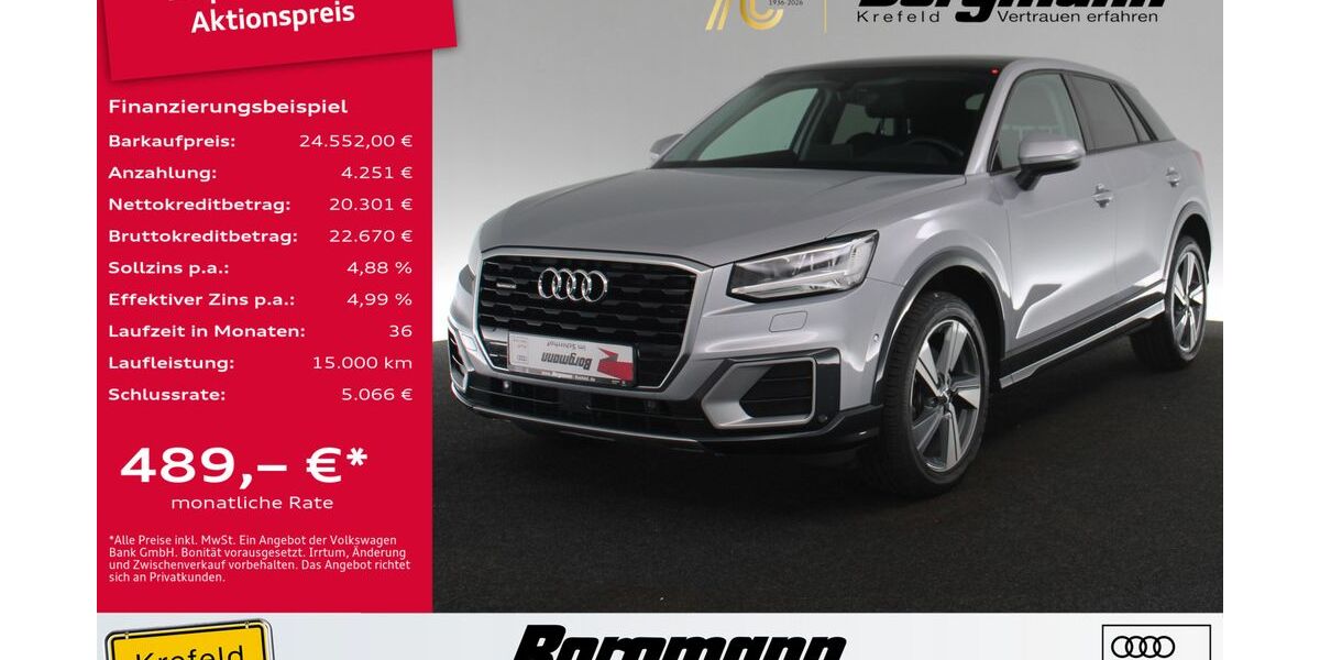 Audi Q2 72.100 km 24.552 &euro; Krefeld 47803