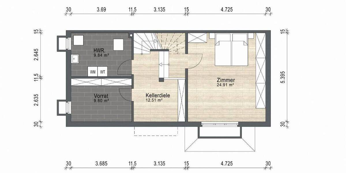Doppelhaushälfte Neuss Vogelsang - 5 Zimmer, 127 m&sup2;, 699.000&euro; | Angebot:26798113