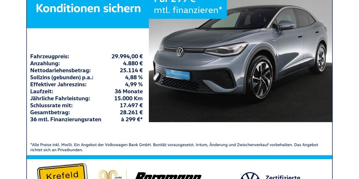 VW ID.5 64.996 km 29.335 &euro; Krefeld 47803