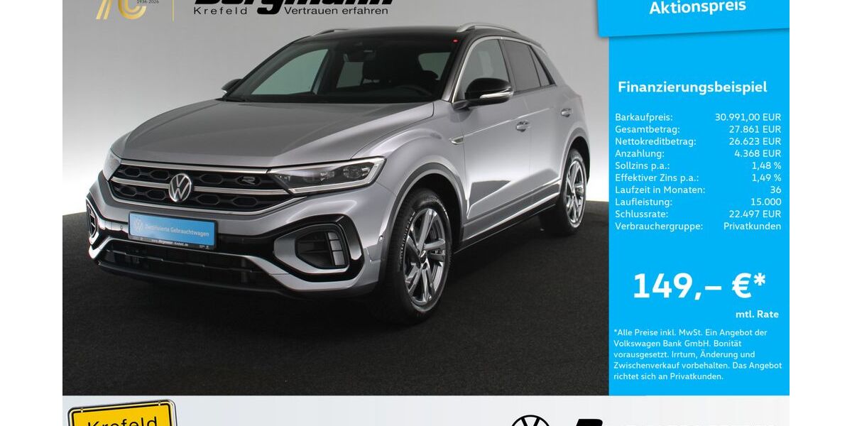 VW T-Roc 15.308 km 30.770 &euro; Krefeld 47803