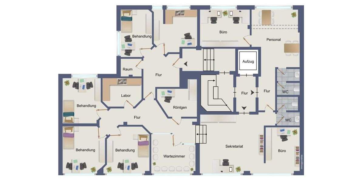 Gewerbeobjekt Mönchengladbach Stadtmitte - 1 Zimmer, 193 m&sup2;, 2.255&euro; | Angebot:25726250