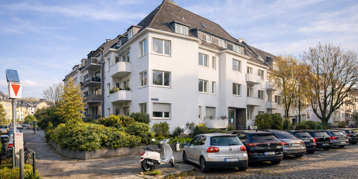 Etagenwohnung Düsseldorf Düsseltal - 2 Zimmer, 68 m&sup2;, 345.000&euro; | Angebot:25683537