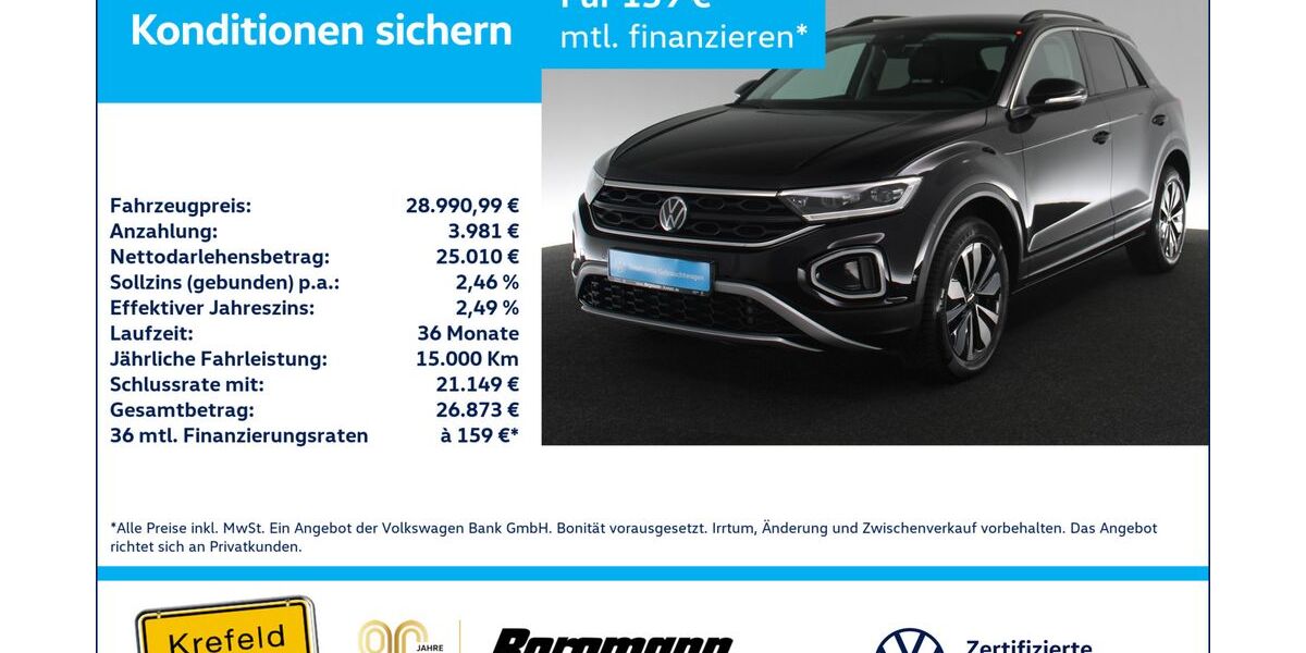 VW T-Roc 26.794 km 28.662 &euro; Krefeld 47803