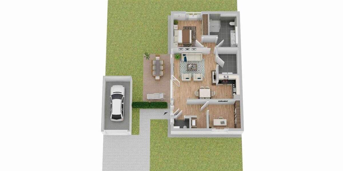 Bungalow Wassenberg Effeld - 3 Zimmer, 83 m&sup2;, 380.325&euro; | Angebot:25735396