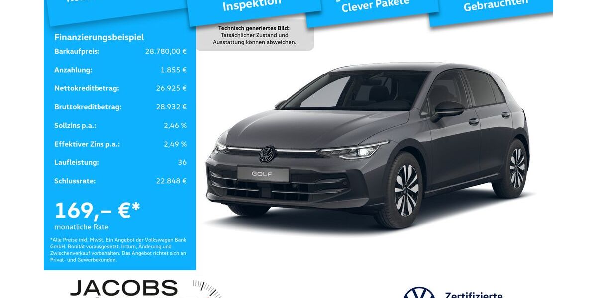VW Golf 26.743 km 28.780 &euro; Heinsberg 52525