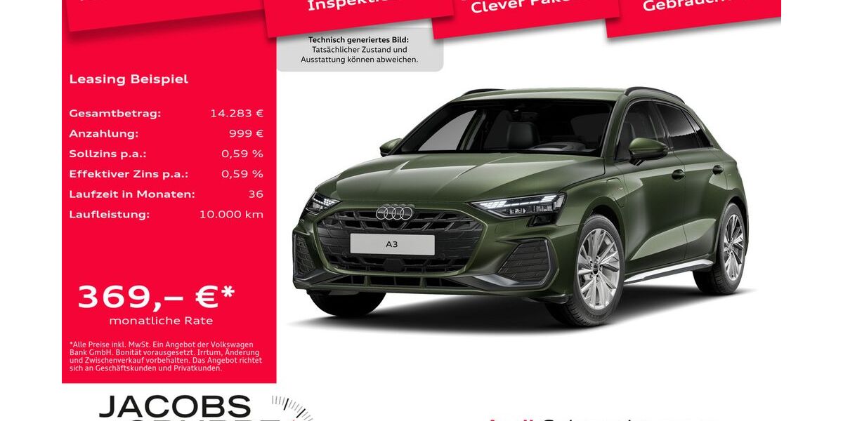 Audi A3 9.323 km 39.880 &euro; Mönchengladbach 41066