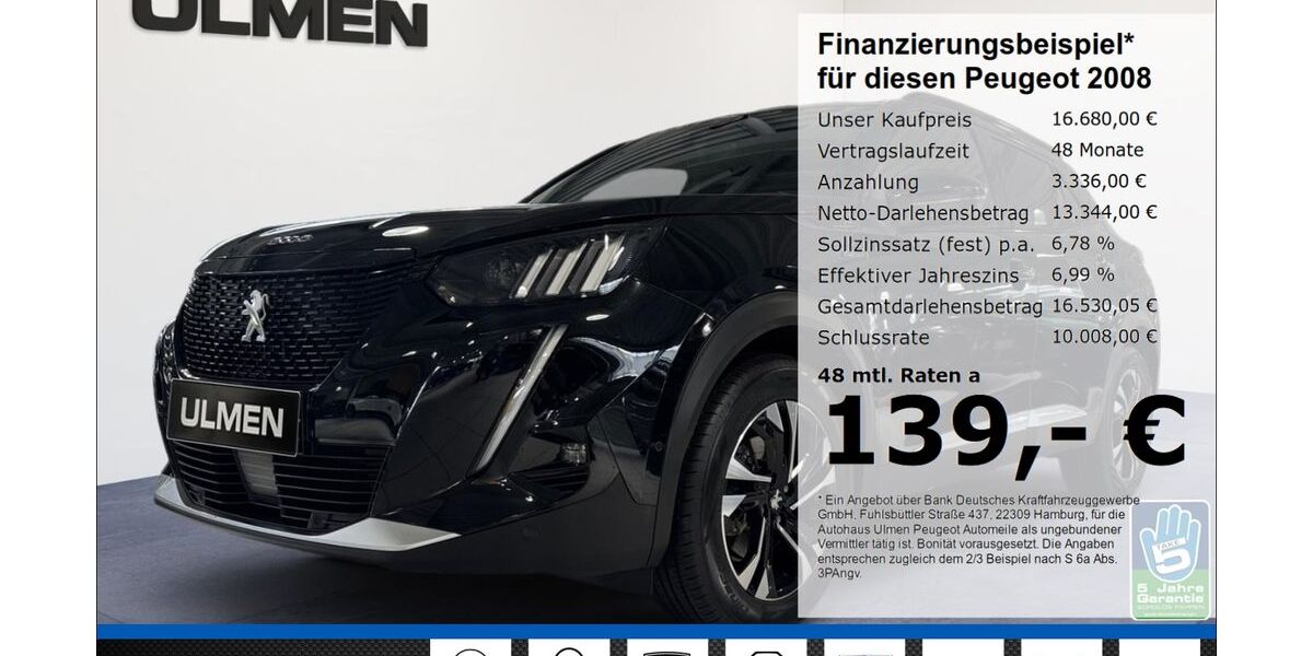 Peugeot 2008 63.553 km 16.680 &euro; Düsseldorf 40233