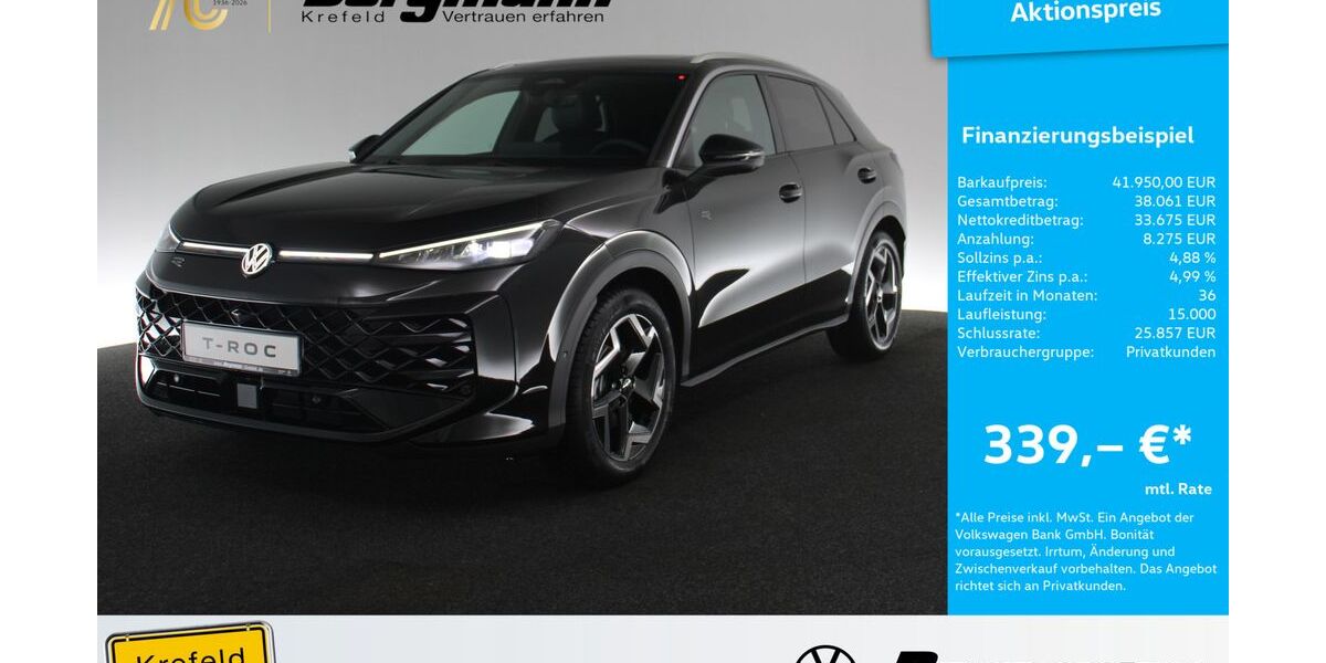 VW T-Roc 1.500 km 40.950 &euro; Krefeld 47803