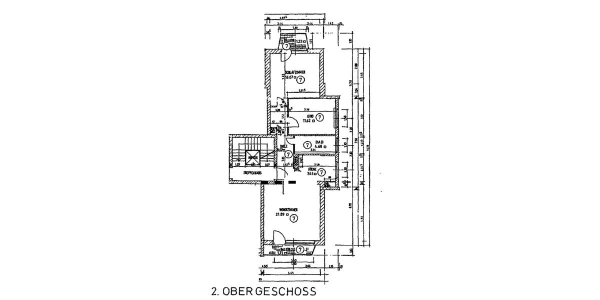 Etagenwohnung Düsseldorf Golzheim - 3 Zimmer, 74 m&sup2;, 1.350&euro; | Angebot:26917555