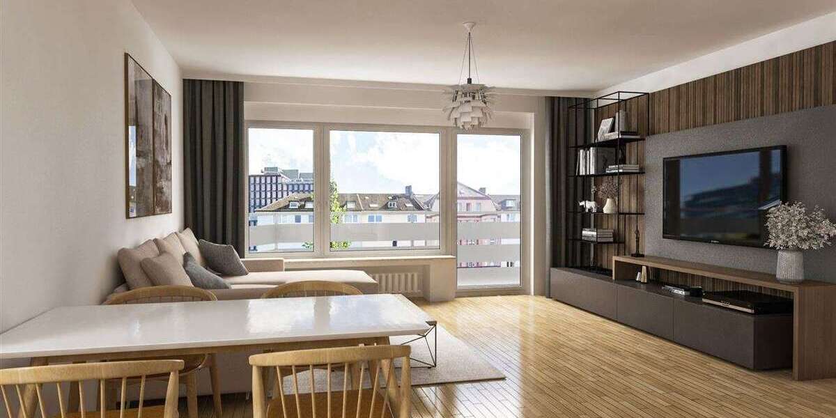 Etagenwohnung Düsseldorf Stadtbezirk 5 - 3 Zimmer, 74 m&sup2;, 1.350&euro; | Angebot:26918463