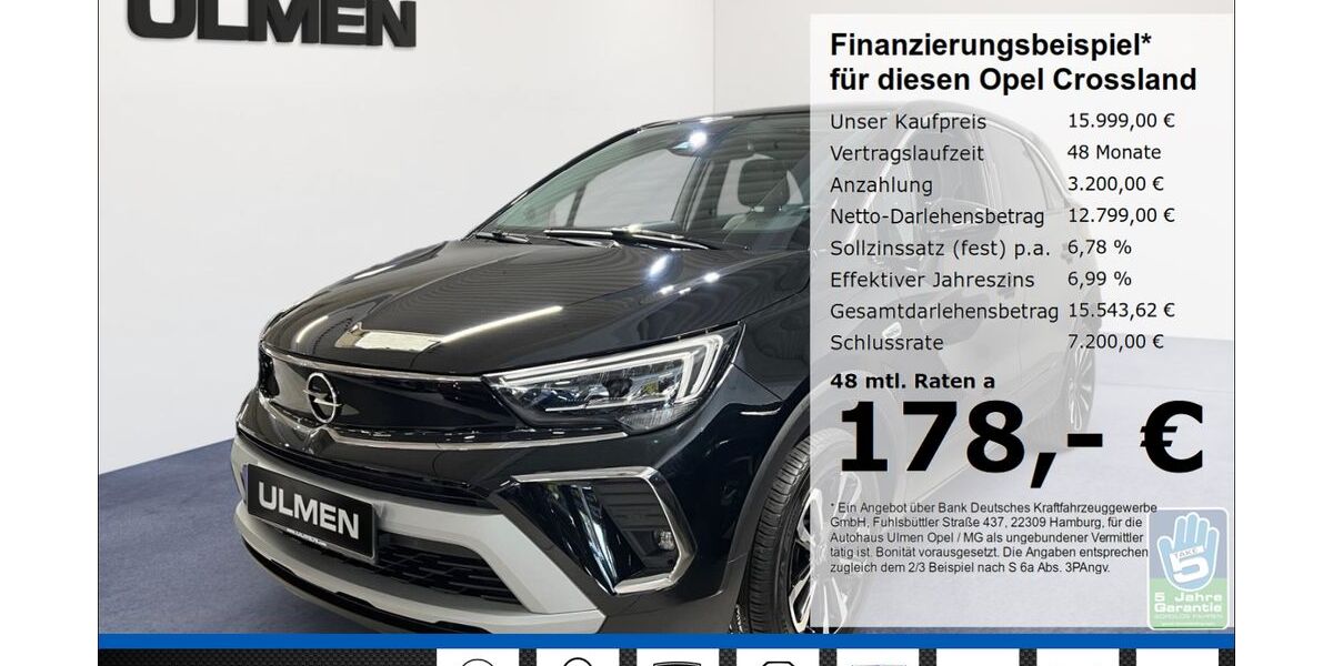 Opel Crossland (X) 29.295 km 15.777 &euro; Düsseldorf 40231