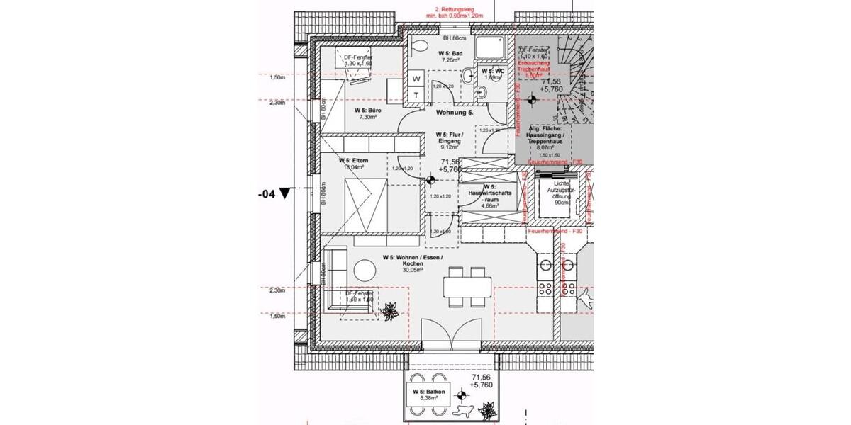 Dachgeschoßwohnung Wassenberg - 3 Zimmer, 937&euro; | Angebot:23117442
