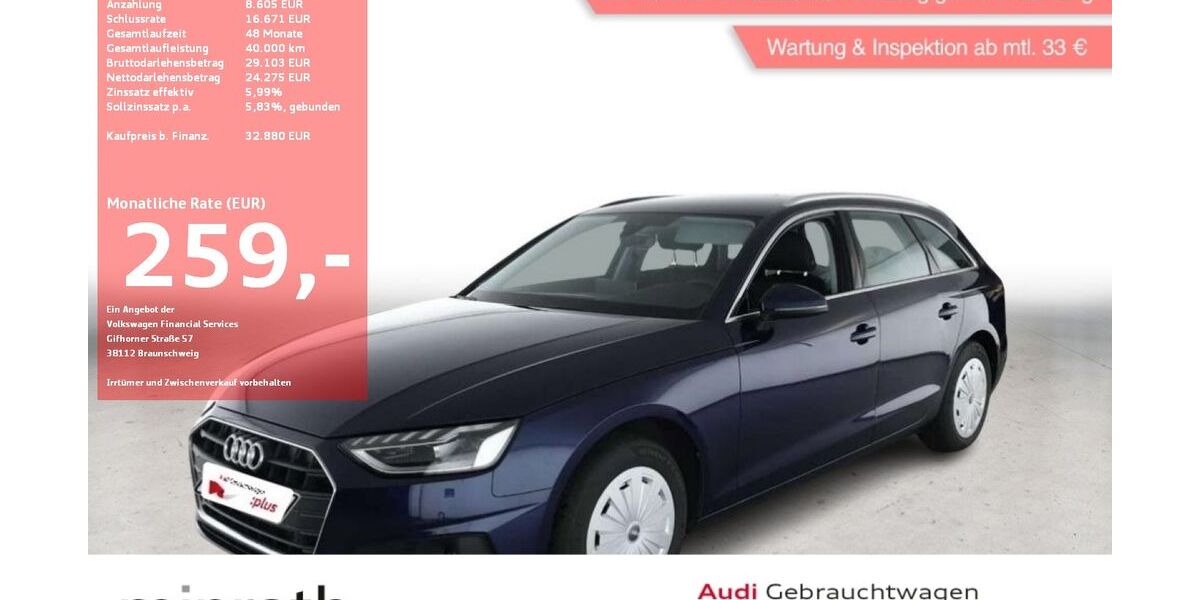 Audi A4 34.867 km 32.630 &euro; Moers-Hülsdonk 47441